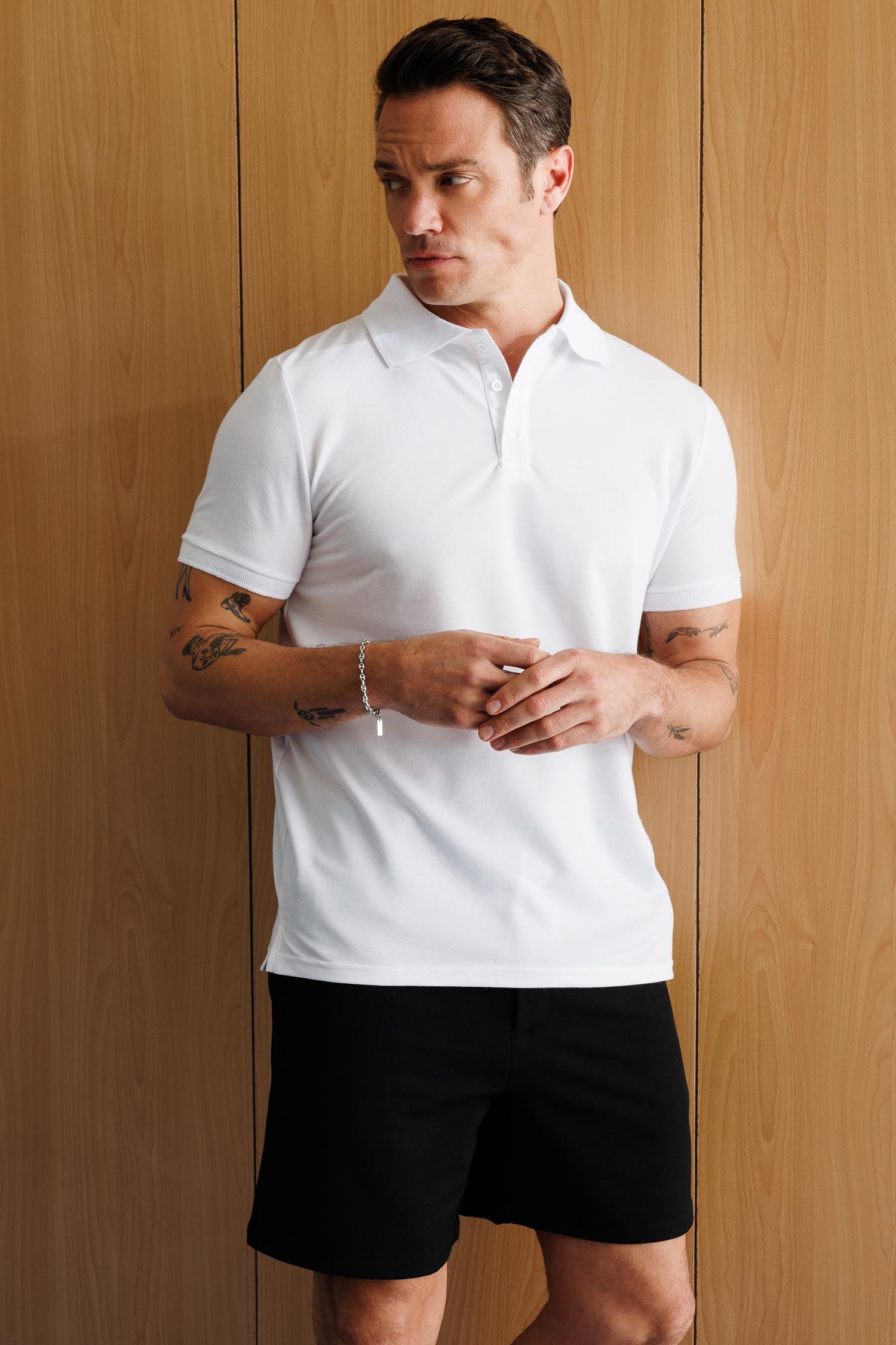 Erkek%202’li%20Çekmeyen%20Pamuklu%20Kumaş%20Regular%20Fit%20Standart%20Kesim%20Polo%20Yaka%20Tişört%20POLOYAKA-T-SHIRT2-BEYAZ-BEYAZ