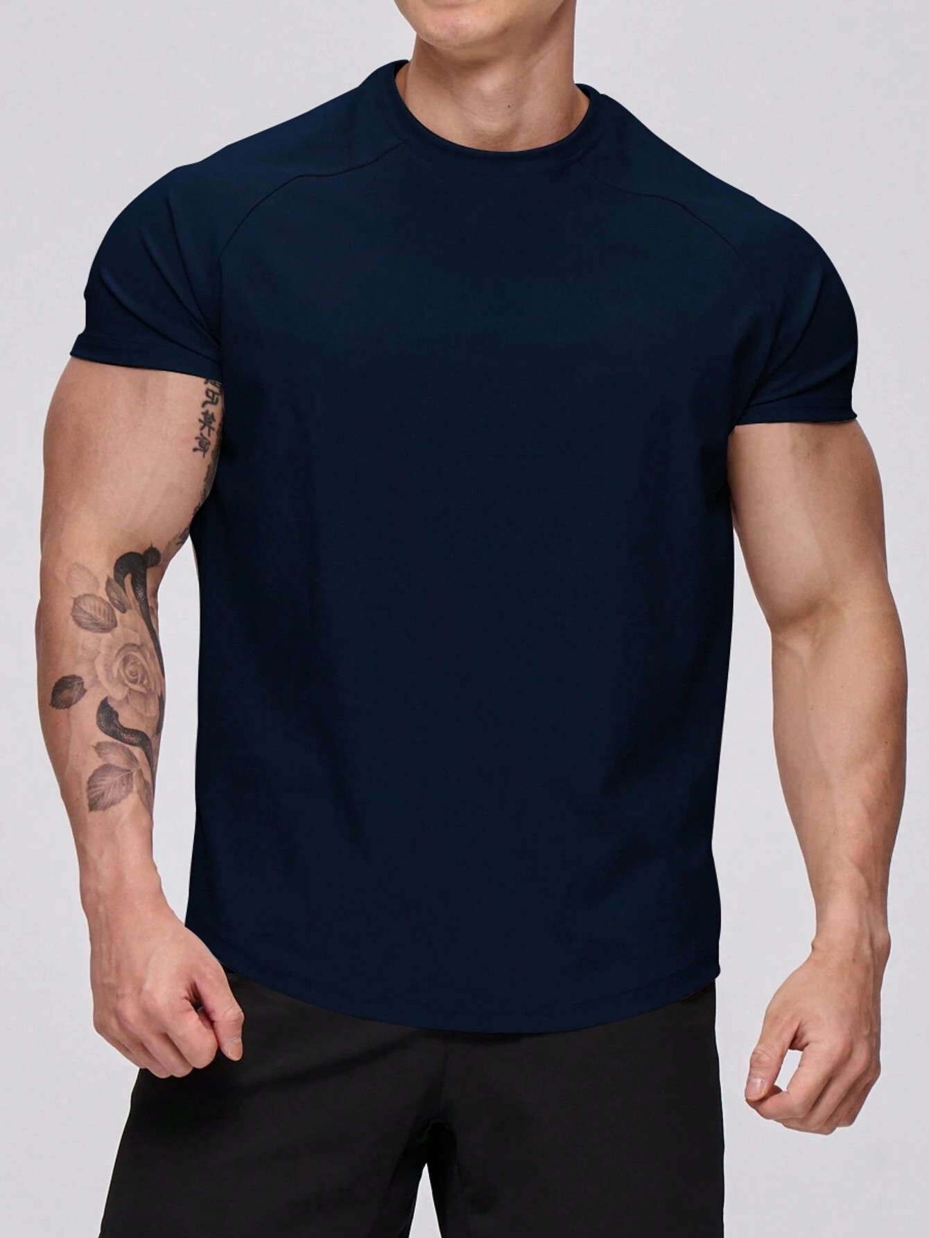 Erkek%20Spor%20Tişört%20Running%20Sports%20Gym%20Reglan%20Oval%20Kesim%20Penye%20T-shirt%20OVALT-SHİRT