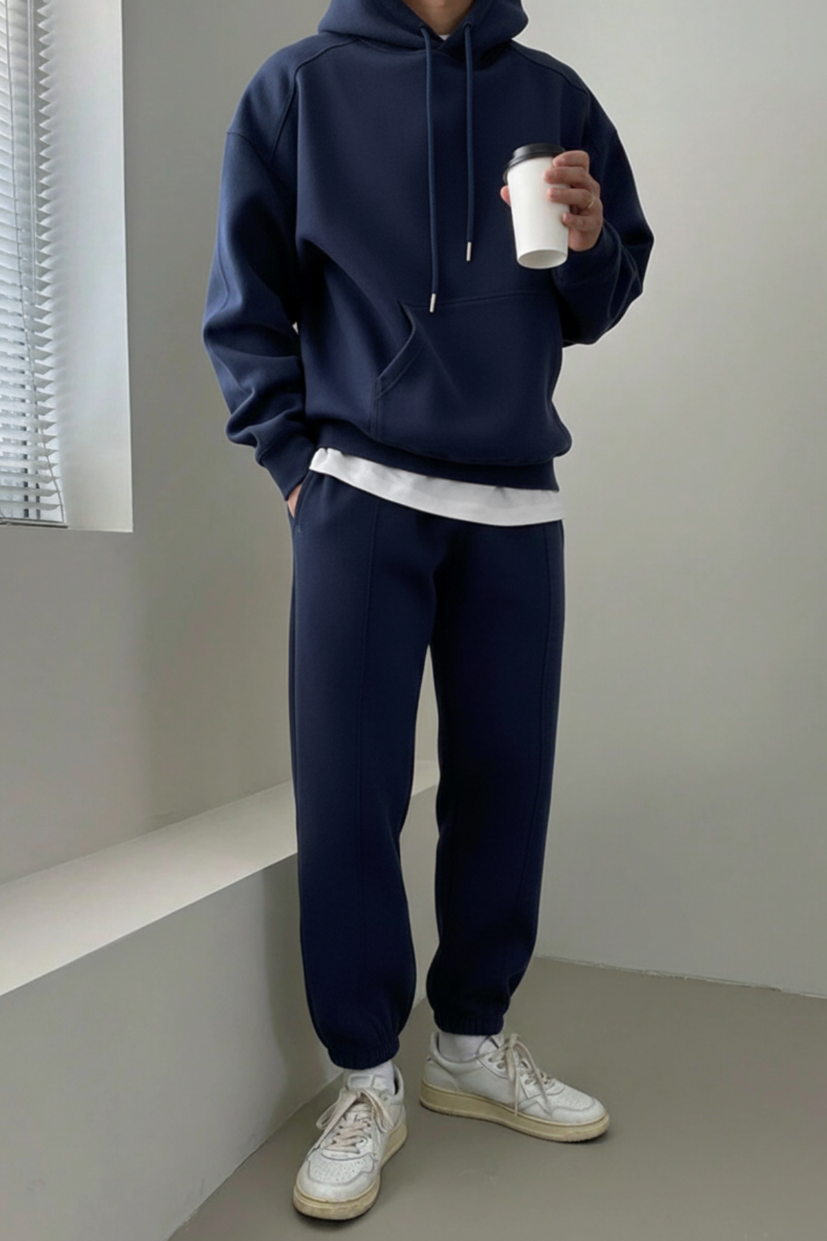 Genius%20Store%20Erkek%20Eşofman%20Takımı%20Şardonlu%203%20İplik%20İçi%20Polarlı%20Günlük Eşofman Takımı%203İPLİK-TAKIM-Lacivert