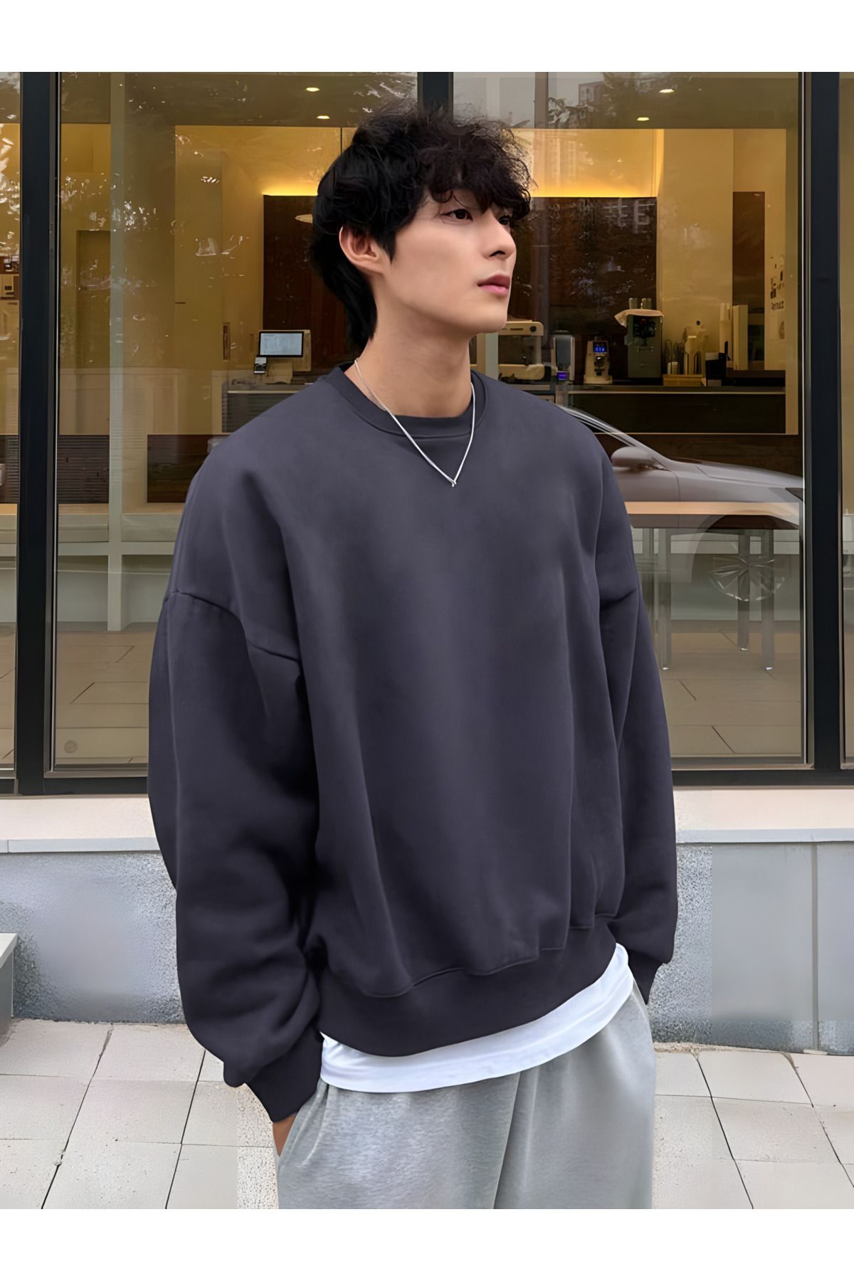 Erkek%20Yuvarlak%20Yakalı%20Oversize%20Sweatshirt%20Basıc-sweatshırt