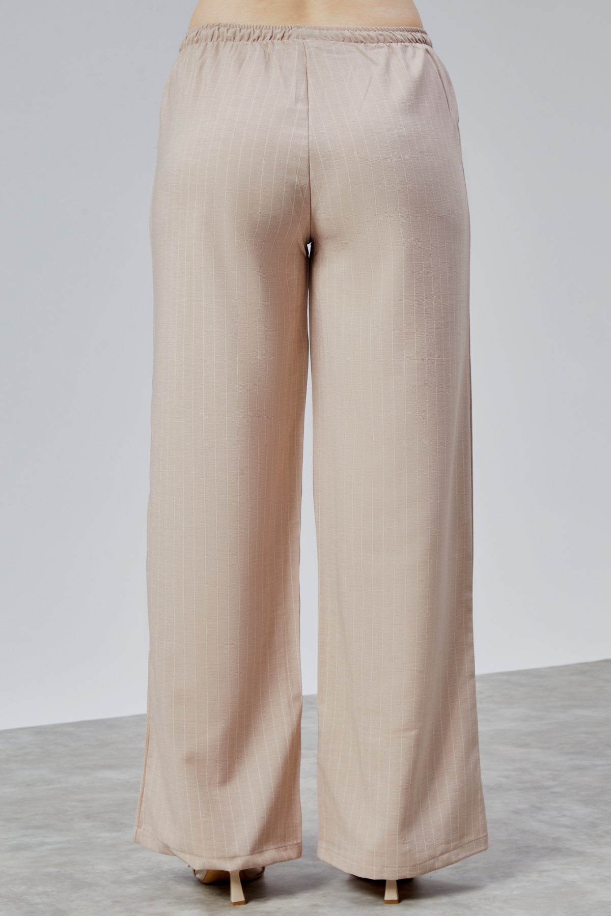 Kadın%20Pantolon%20Geniş%20Paça%20Yüksel%20Bel%20Cepli%20Çizgili Pantolon%20ÇİZGİLİ-PANTOLON