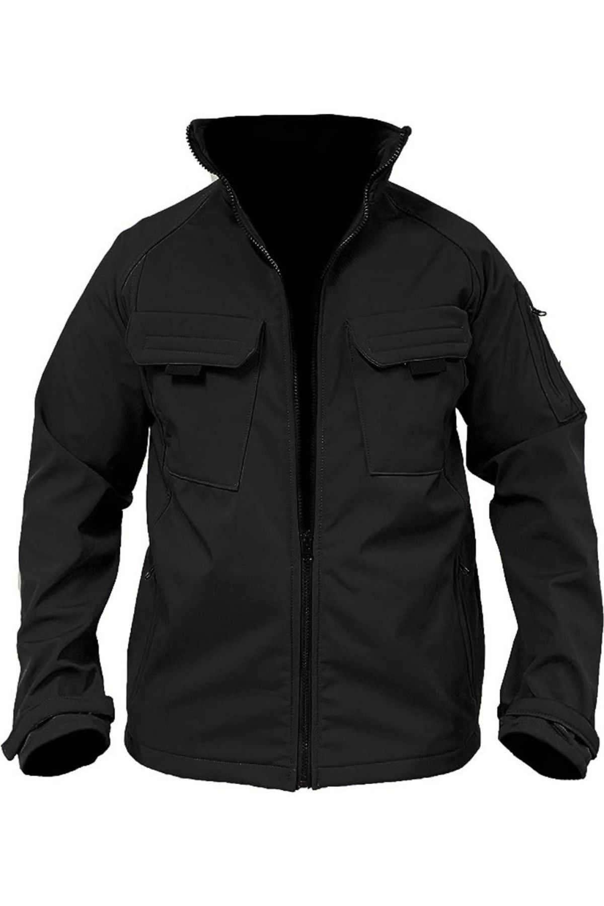 Store Erkek Softshell Spor Mont Içi Polarlı Su Ve Rüzgar Geçirmez