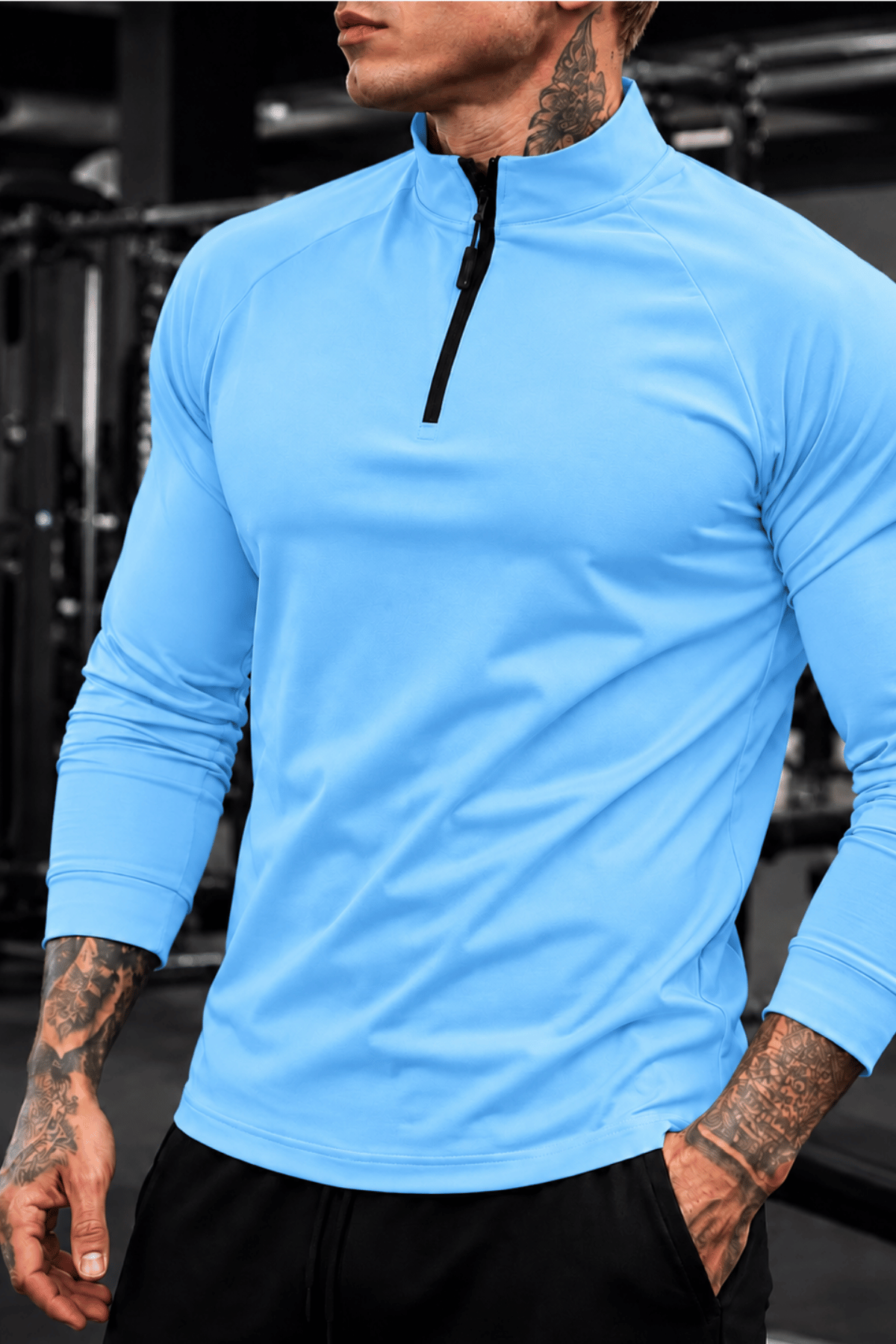 Erkek%20Yarım%20Fermuarlı%20Compression%20Uzun%20Kol%20Spor%20Tişört%20ve%20Fitness%20Tişörtü%20DALGIÇ-UZUN-Mavi