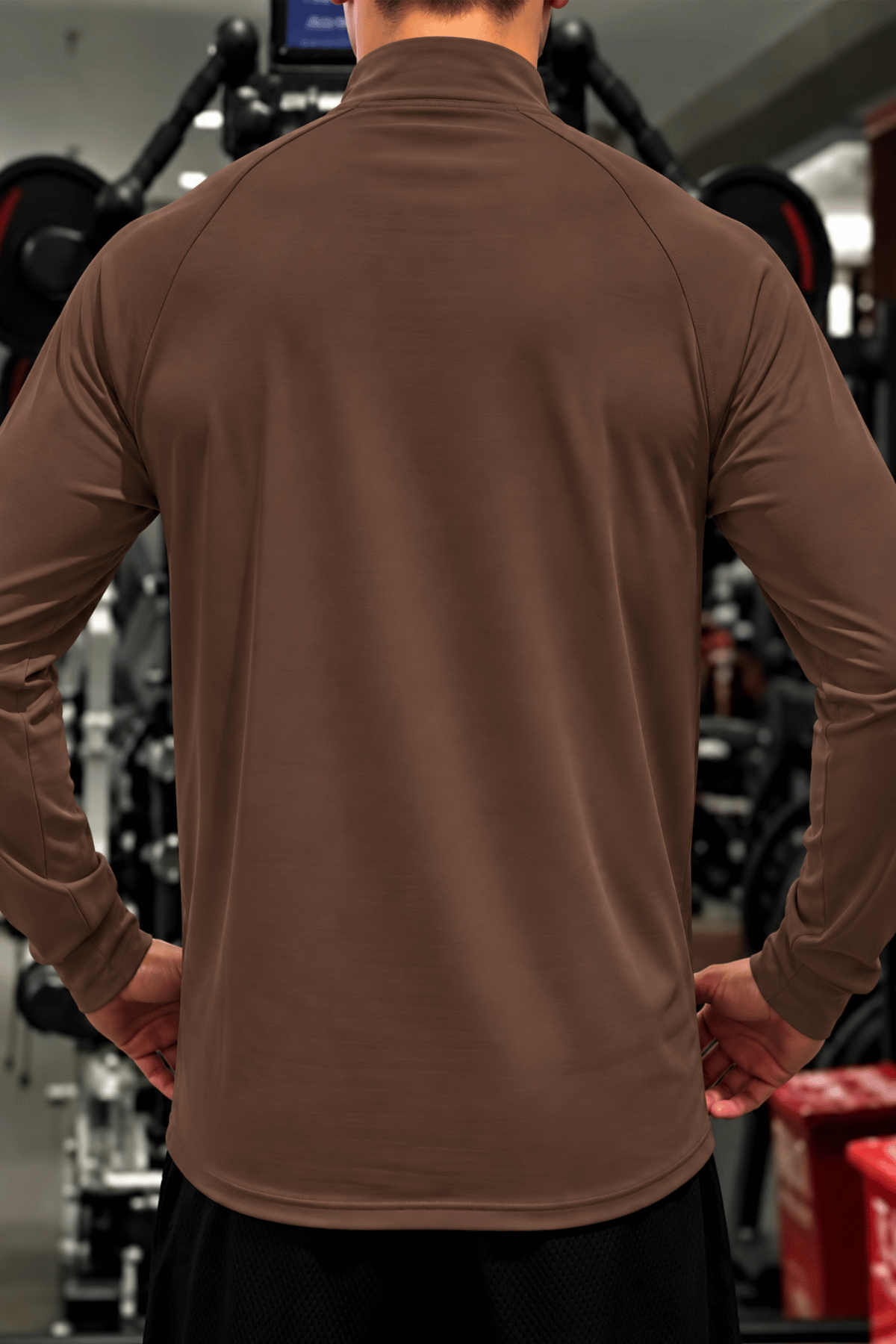 Erkek%20Yarım%20Fermuarlı%20Compression%20Uzun%20Kol%20Spor%20Tişört%20ve%20Fitness%20Tişörtü%20DALGIÇ-UZUN-Kahverengi