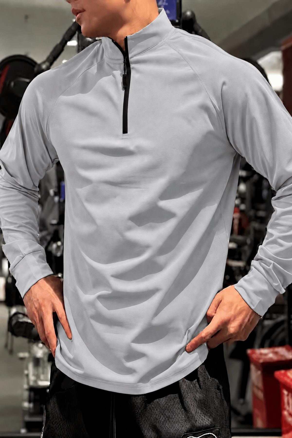 Erkek%20Yarım%20Fermuarlı%20Compression%20Uzun%20Kol%20Spor%20Tişört%20ve%20Fitness%20Tişörtü%20DALGIÇ-UZUN-Gri