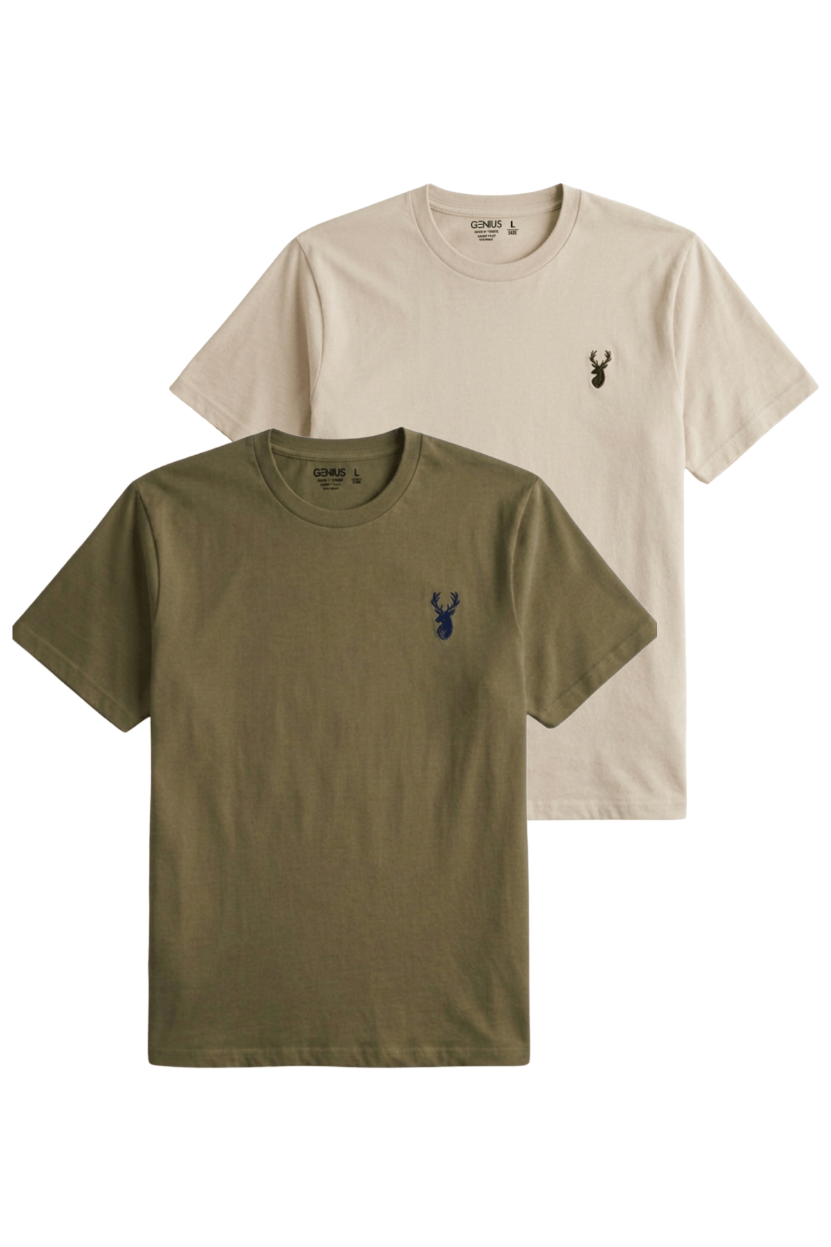 Erkek%20Siyah%20Tişört%20%100%20Pamuk%20Süprem%20Basic%20Tişört%20Bisiklet%20Yaka%20Nakışlı%20T-shirt%20ERKEK-2Lİ-HAKİ-BEJ