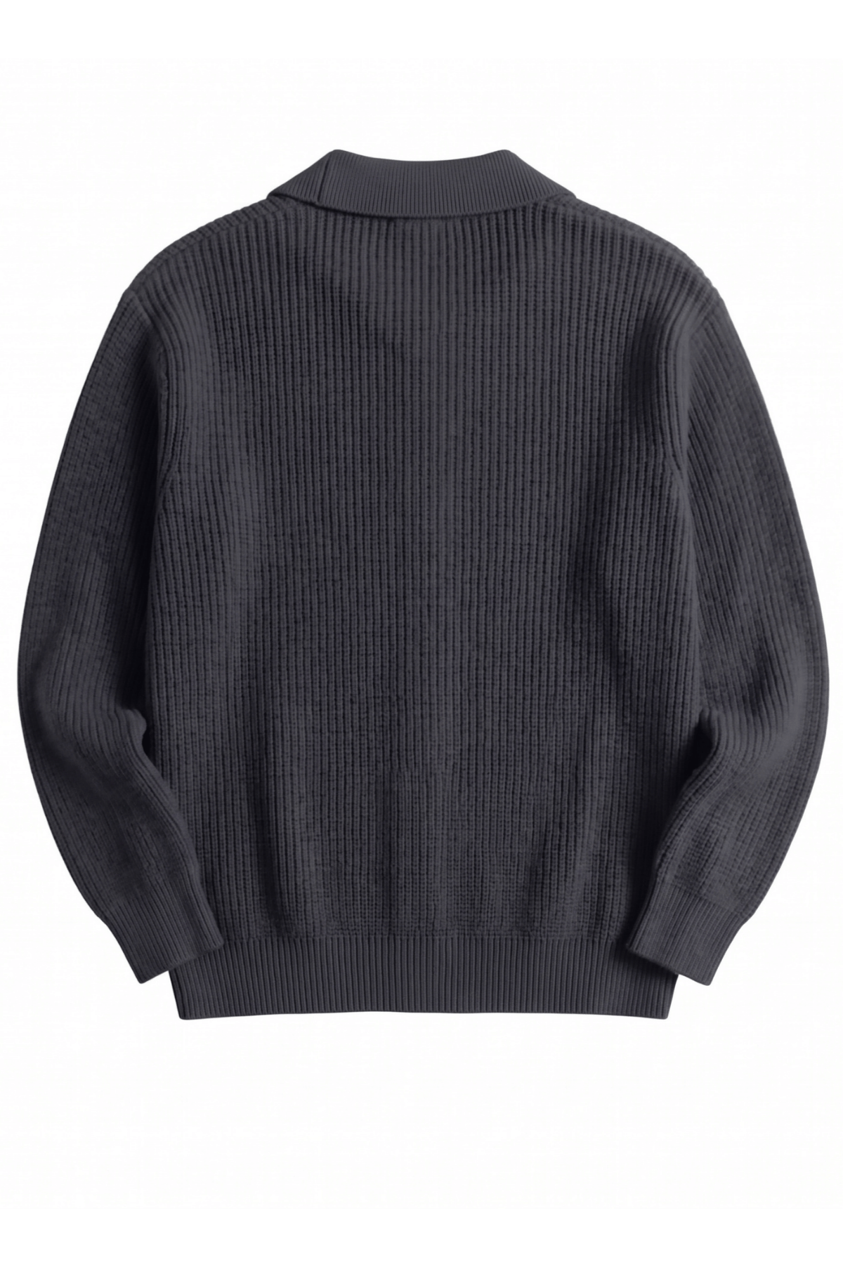 Erkek%20Hırka%20Oversize%20Kalıp%20Düğmeli%20Polo%20Yaka%20Triko%20Kazak%20Çekme/Uzama%20Yapmaz%20ERKEK-HIRKA-Füme