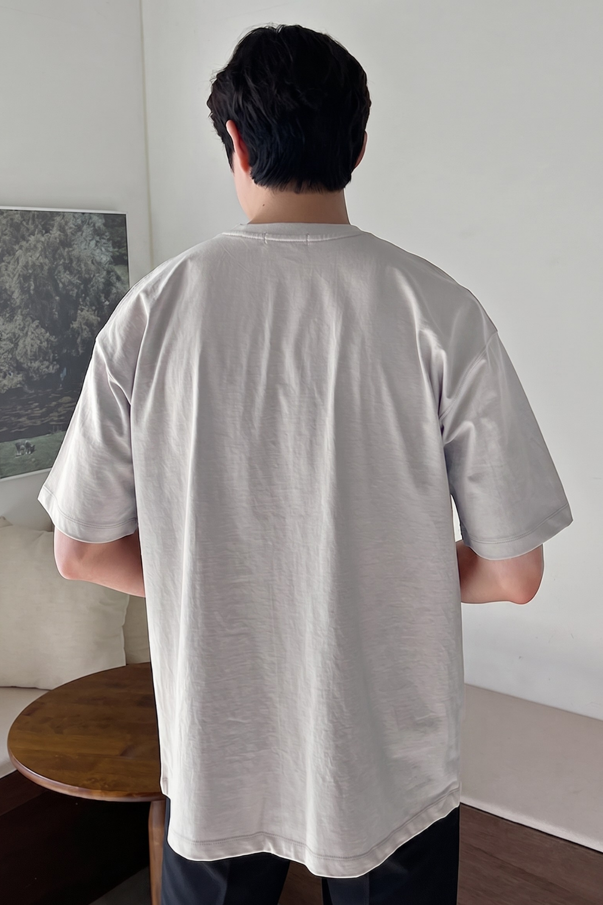 Erkek%20Oversize%20Tişört%20Pamuk%20Kumaş%20Bisiklet%20Yaka%20Rahat%20Kalıp%20T-shirt-Gri