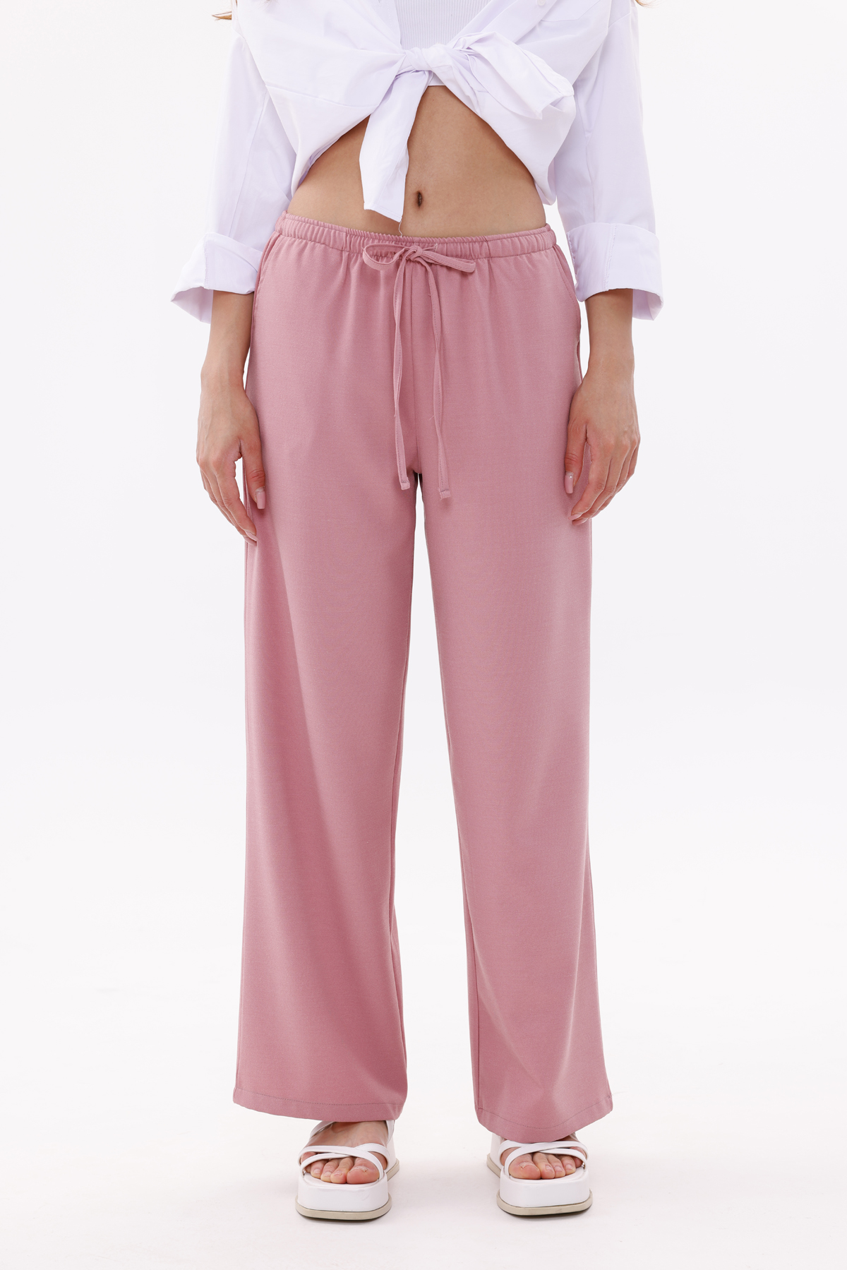 Kadın%20Pantolon%20Geniş%20Paça%20Pamuklu%20Viskon%20Cepli%20Pantolon%20Beli%20Lastikli%20GENİŞPAÇA-PANTOLON-Pembe