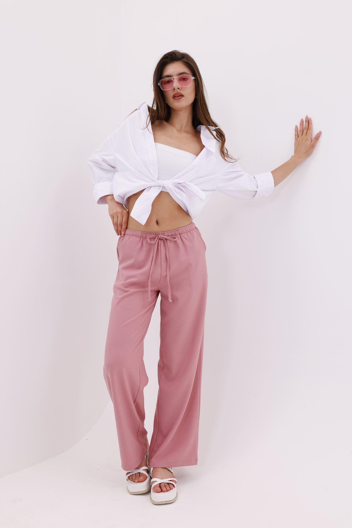 Kadın%20Pantolon%20Geniş%20Paça%20Pamuklu%20Viskon%20Cepli%20Pantolon%20Beli%20Lastikli%20GENİŞPAÇA-PANTOLON-Pembe