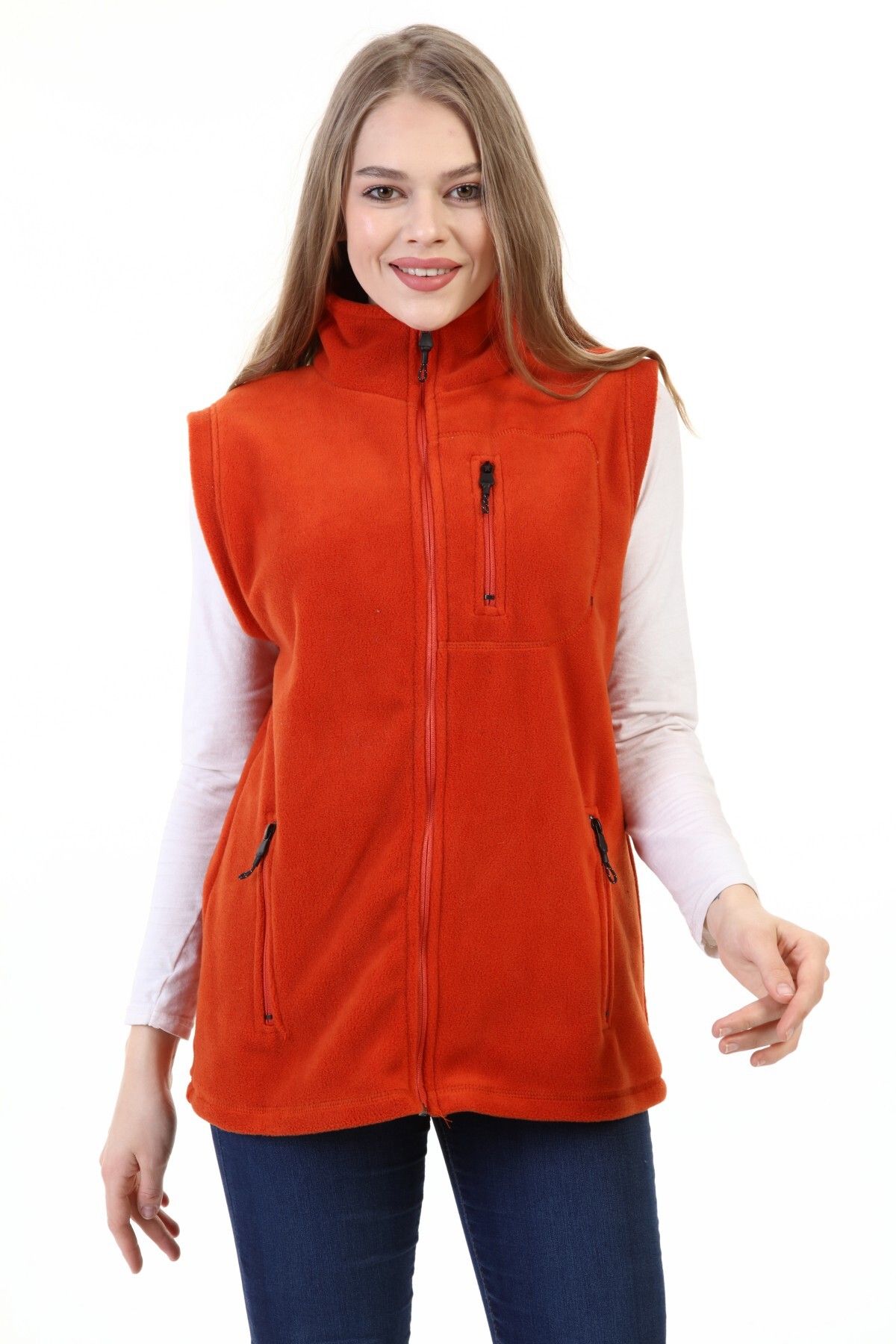 Store%20Kadın%20Polar%20Yelek%20Tam%20Fermuarlı%20Outdoor%20Spor%20Yelek%203cepli-Kiremit