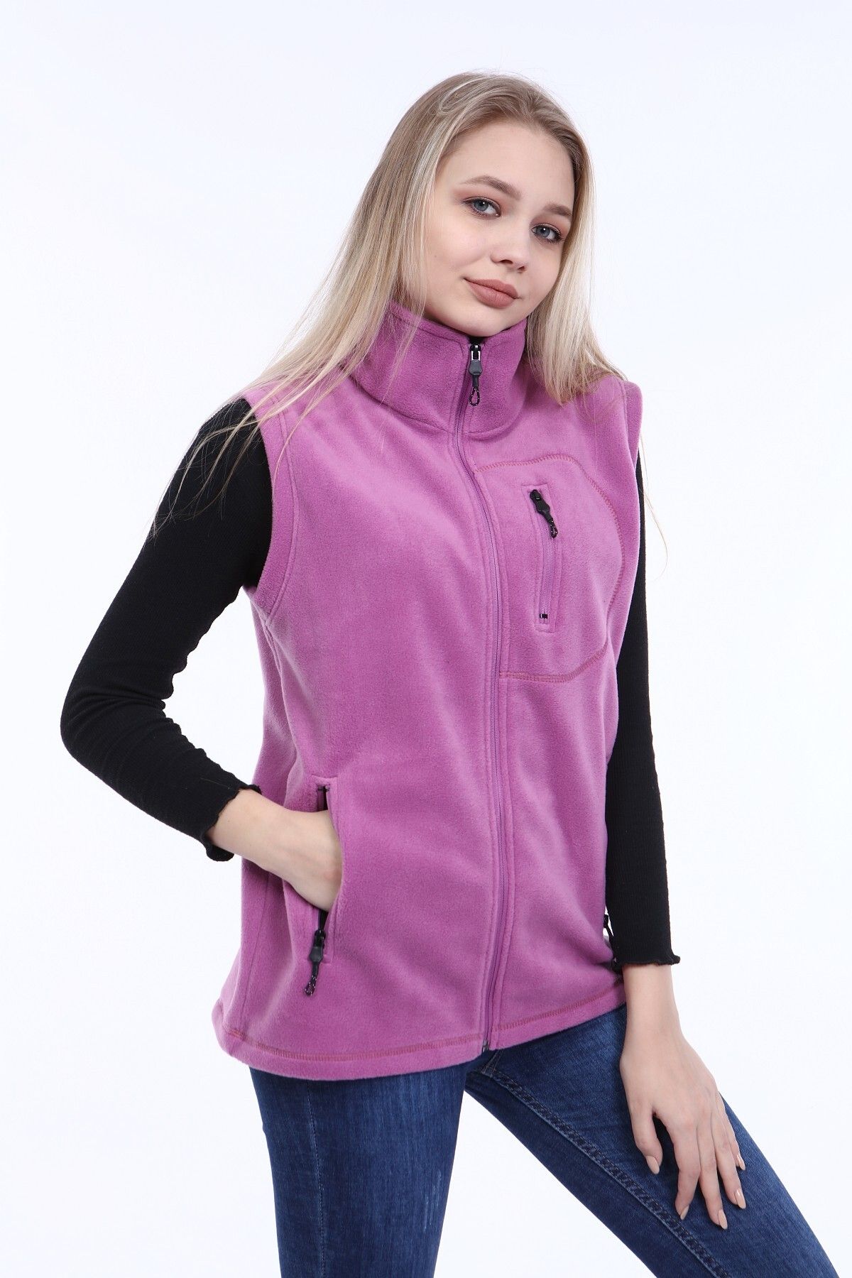Store%20Kadın%20Polar%20Yelek%20Tam%20Fermuarlı%20Outdoor%20Spor%20Yelek%203cepli-Lila