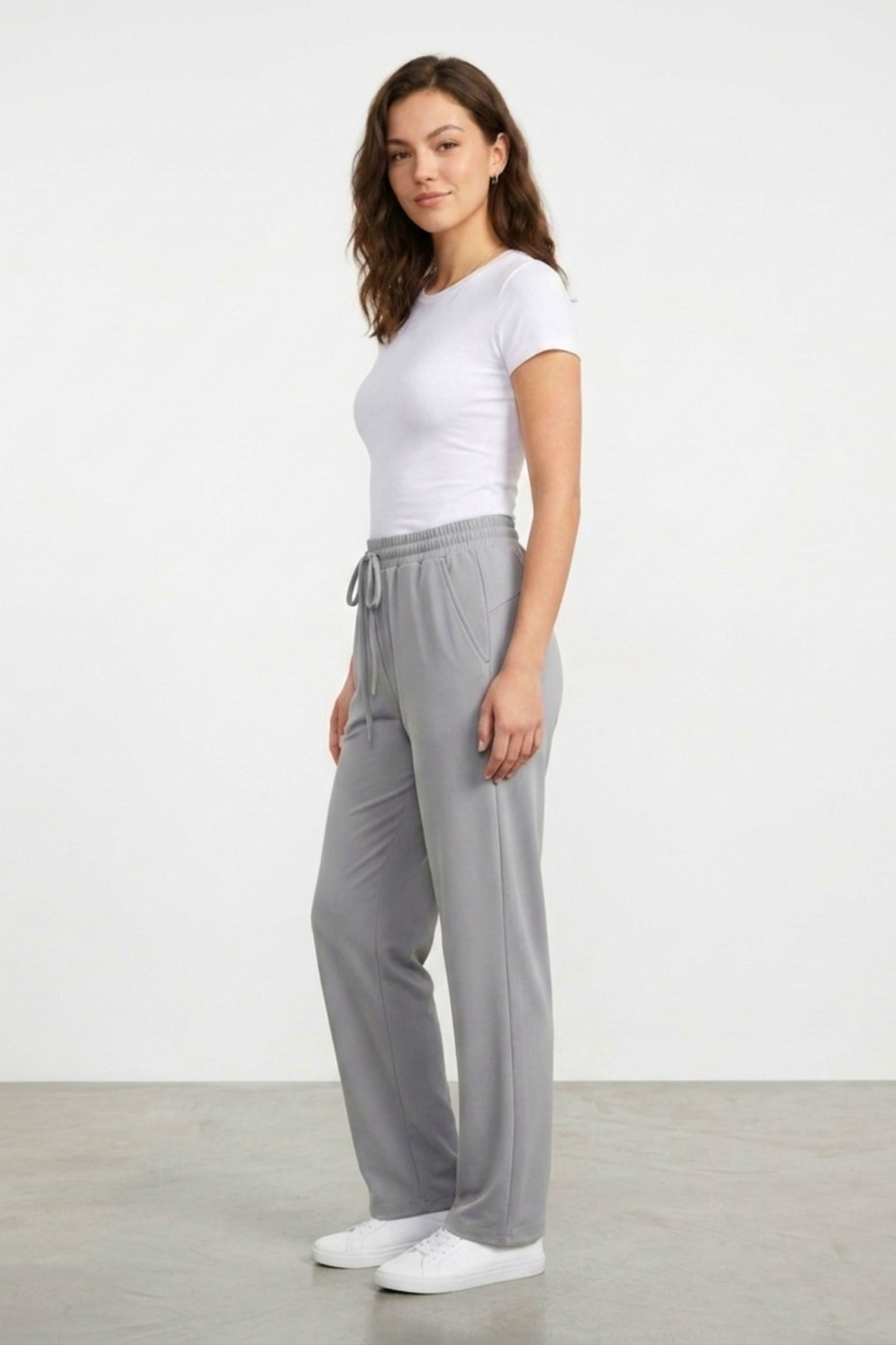 Kadın%20Pantolon%20Beli%20Lastikli%20Cepli%20Rahat%20Kalıp%20Kadın%20Spor%20Pantolon