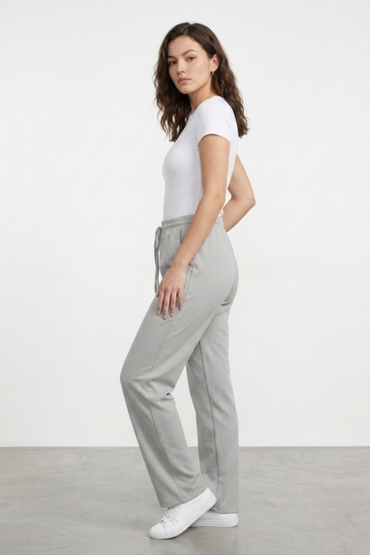 Kadın%20Pantolon%20Beli%20Lastikli%20Cepli%20Rahat%20Kalıp%20Kadın%20Spor%20Pantolon