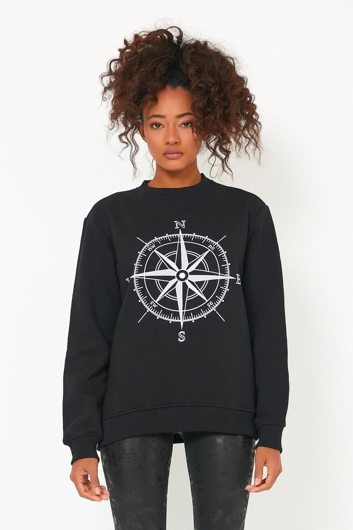 Store Kad n Sweatshirt Ici Polarl Bask l Oversize Outdoor Sweatshirt