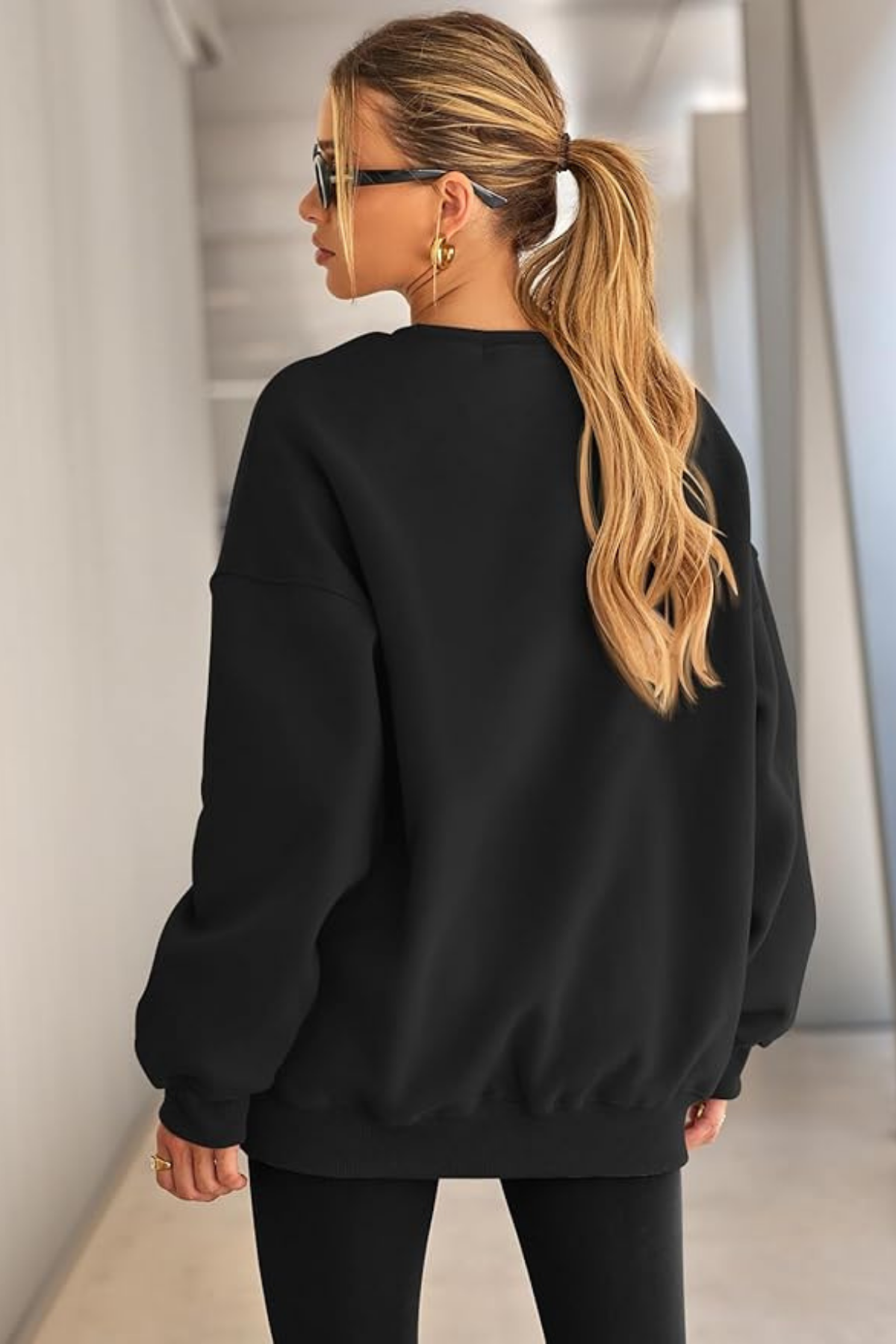 Genıus%20Store%20Kadın%20Sweatshirt%20Oversize%20Geniş%20Kalıp%20İçi%20Şardonlu%20Bisiklet%20Yaka%20Oversize Sweatshirt%20KADIN-SWEATSHIRT