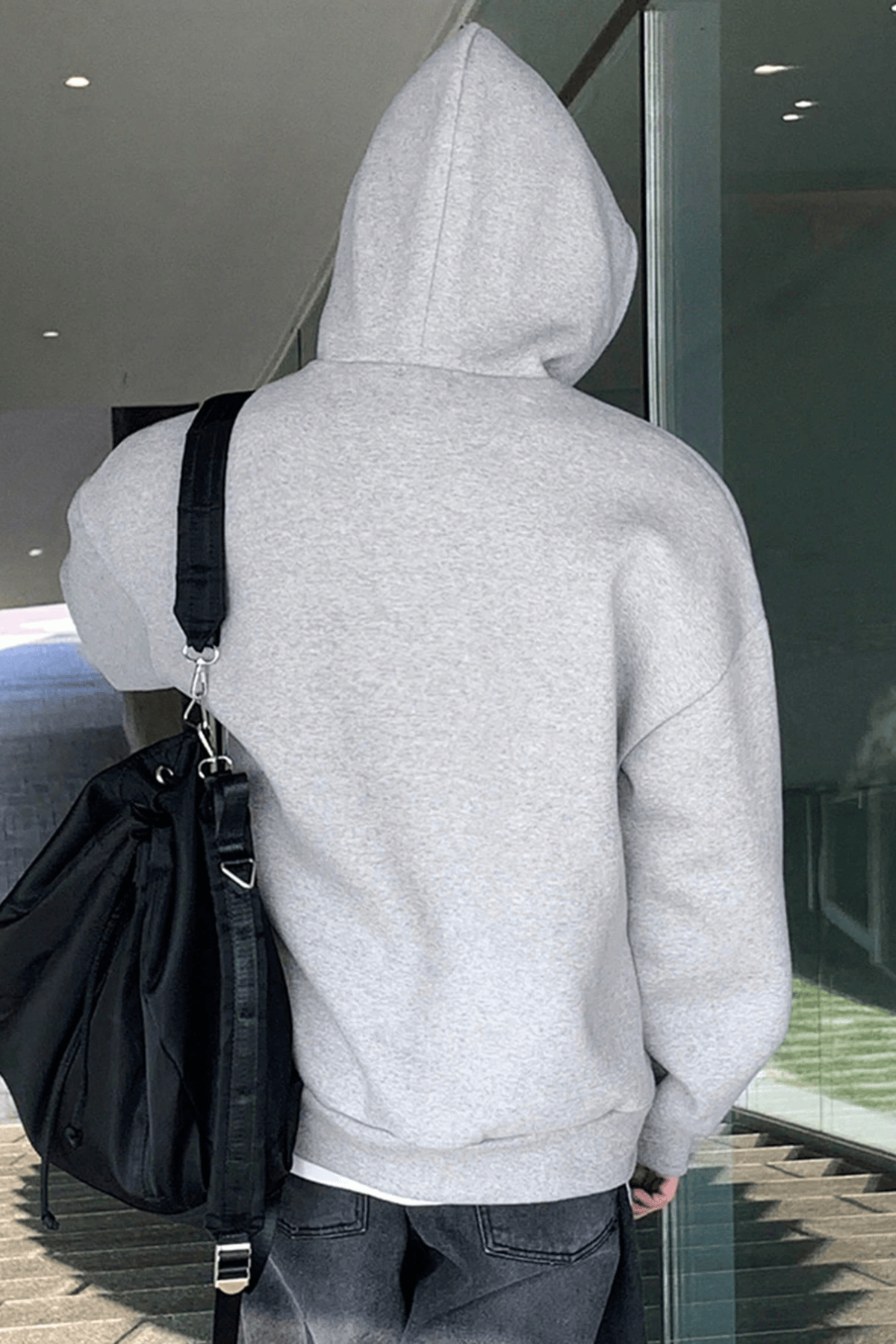 Genius%20Store%20Erkek%20Sweatshirt%20Kanguru%20Cepli%20%20İçi%20Polarlı%203%20İplik%20Kapüşonlu%20Oversize Sweatshirt%20KANGURU-SWEATSHIRT-Gri
