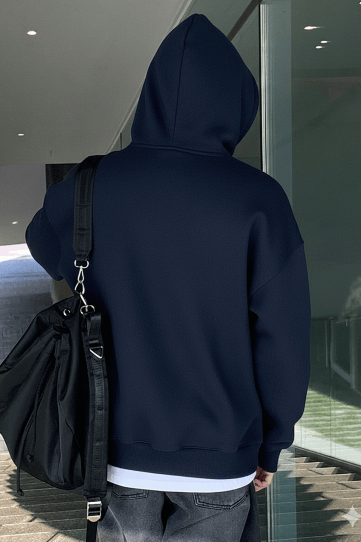 Genius%20Store%20Erkek%20Sweatshirt%20Kanguru%20Cepli%20%20İçi%20Polarlı%203%20İplik%20Kapüşonlu%20Oversize Sweatshirt%20KANGURU-SWEATSHIRT-Lacivert