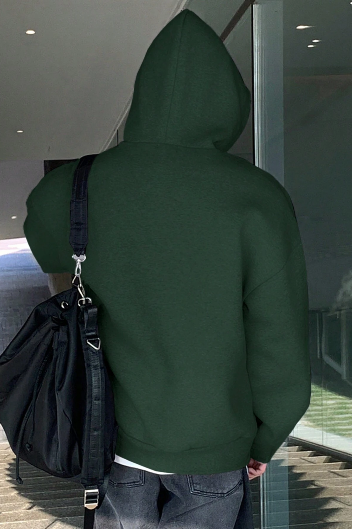 Genius%20Store%20Erkek%20Sweatshirt%20Kanguru%20Cepli%20%20İçi%20Polarlı%203%20İplik%20Kapüşonlu%20Oversize Sweatshirt%20KANGURU-SWEATSHIRT-Yeşil