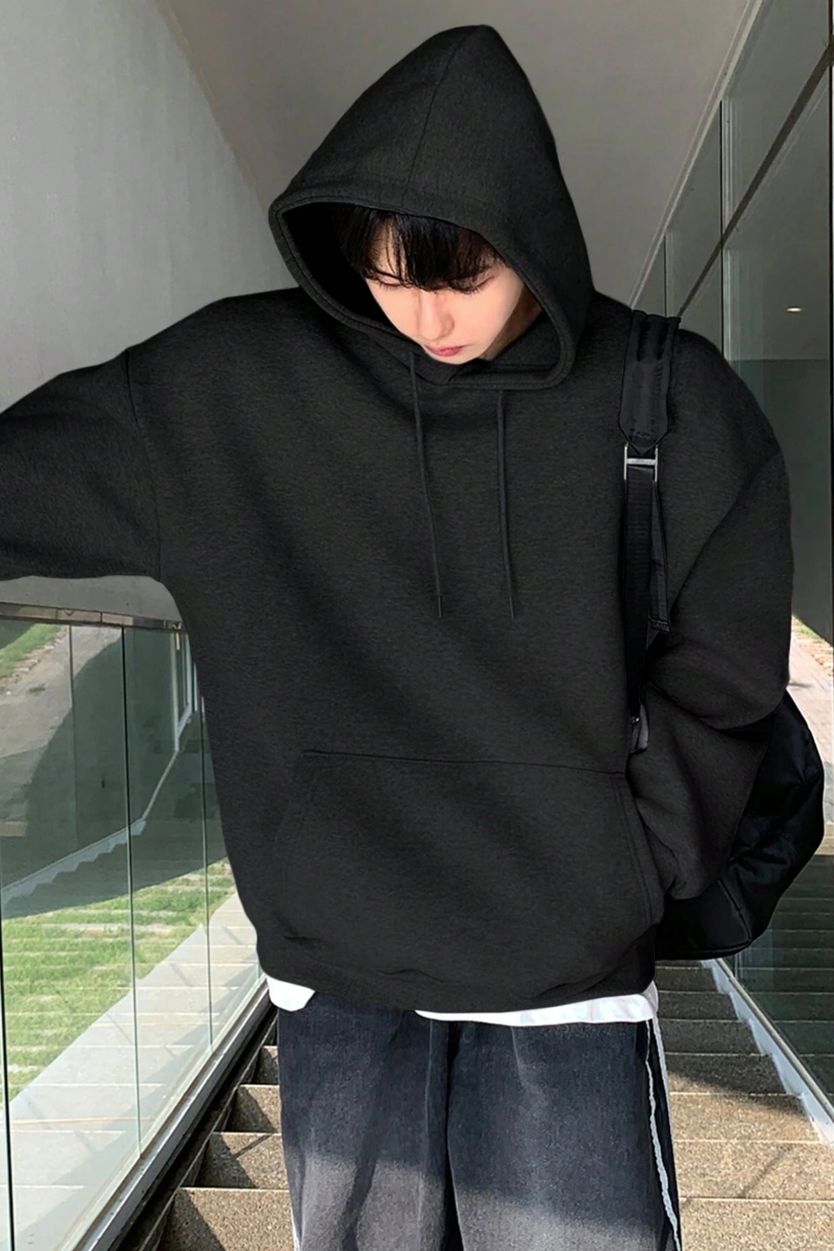 Genius%20Store%20Erkek%20Sweatshirt%20Kanguru%20Cepli%20%20İçi%20Polarlı%203%20İplik%20Kapüşonlu%20Oversize Sweatshirt%20KANGURU-SWEATSHIRT