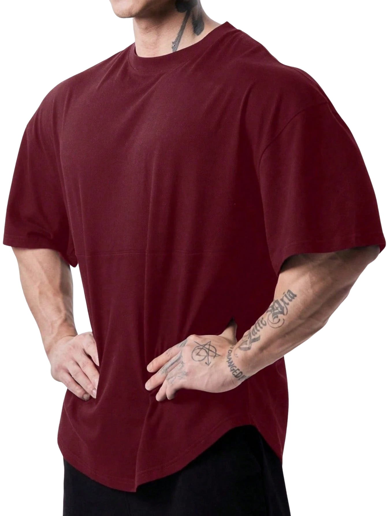 Genius%20Erkek%20Spor%20Tişört%20Oversize%20Fitness%20&%20Gym%20Antrenman%20Tişörtü