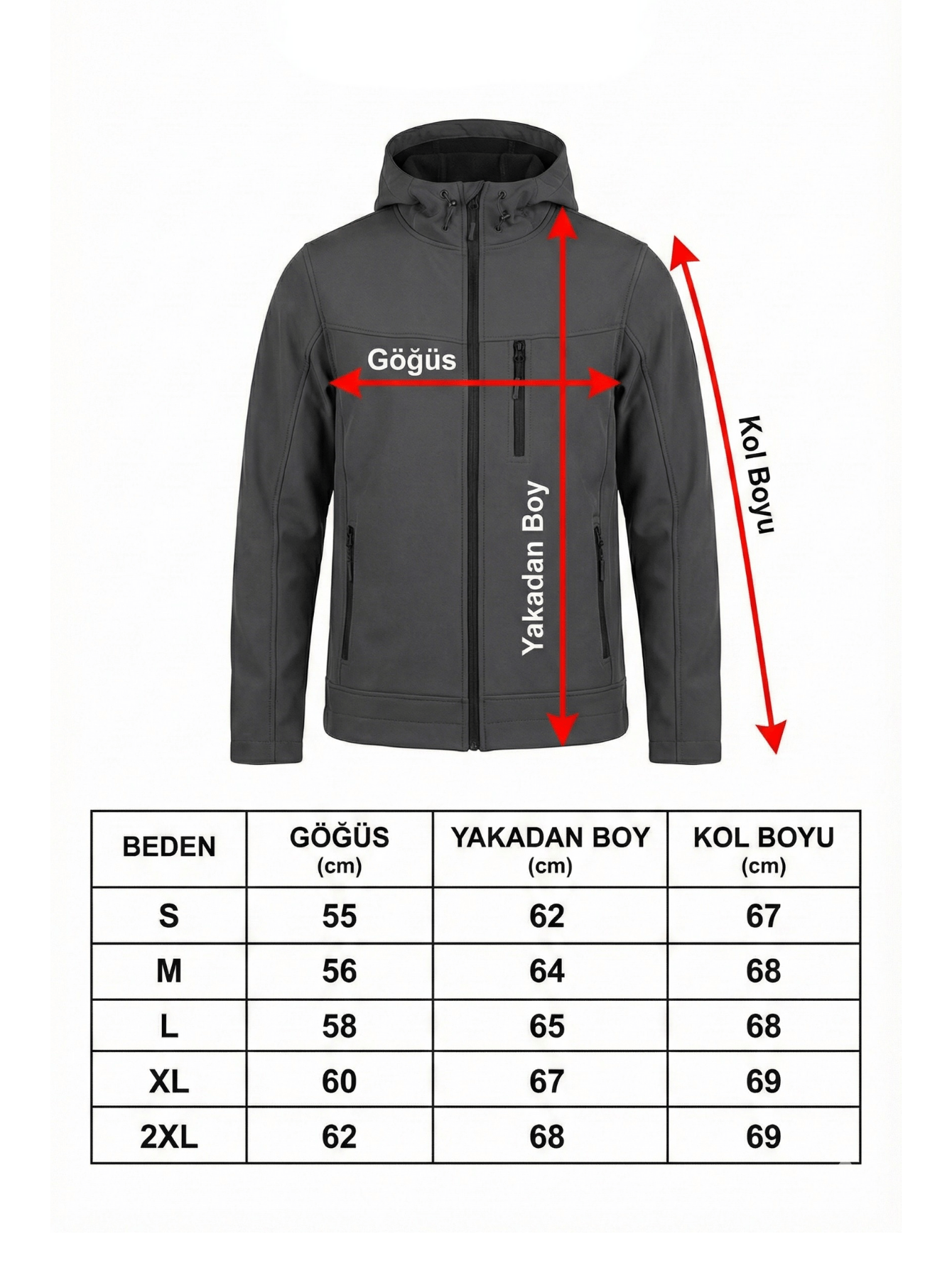 Erkek%20Mont%20İçi%20Polarlı%20Softshell%20Mont%20Su%20ve%20Rüzgar%20Geçirmez%20Kapüşonlu%20Spor%20Mont