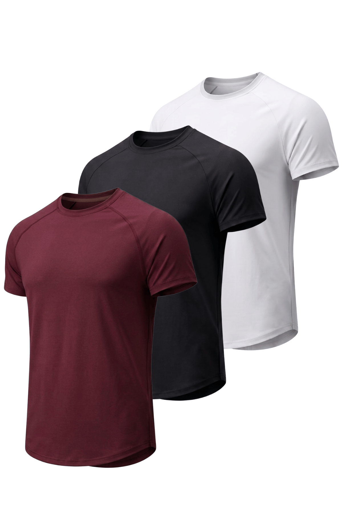 3’lü%20Paket%20Erkek%20Spor%20Tişört%20Pamuklu%20Esnek%20Günlük%20Kullanıma%20Uygun%20Premium%20Rahat%20KalıpT-shirt-BORDO-SİYAH-BEYAZ