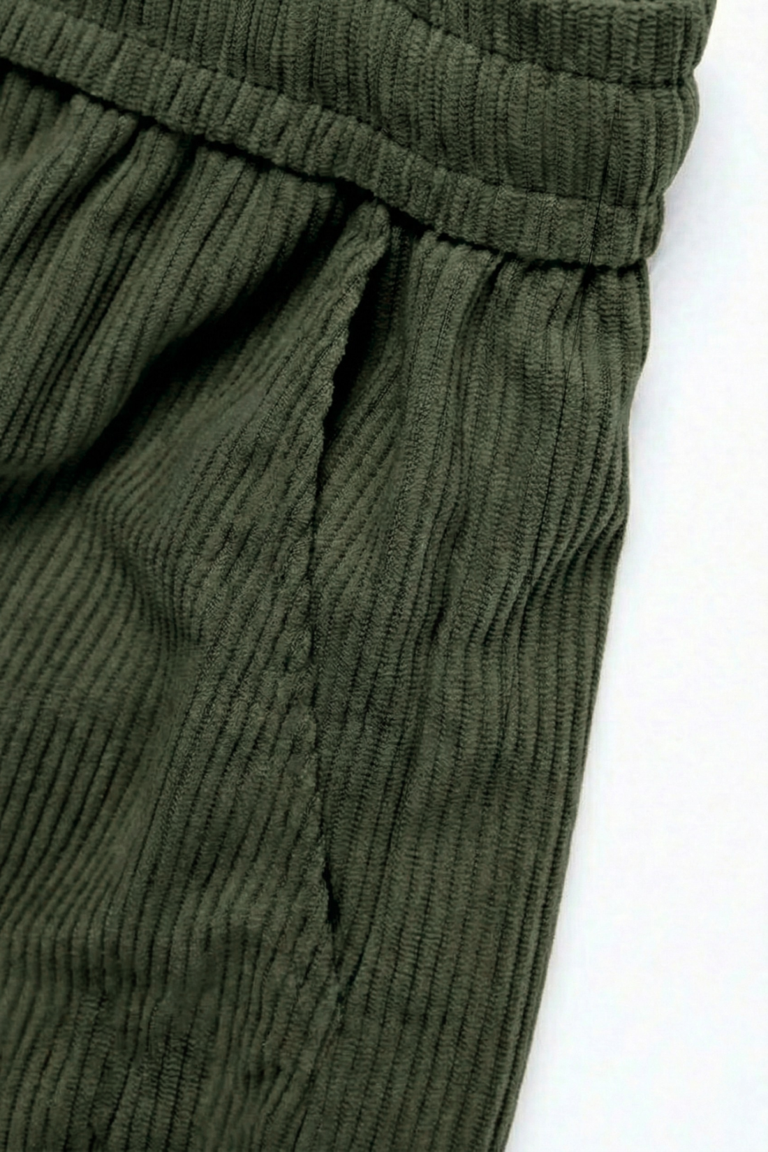 GENIUS%20Erkek%20Pantolon%20Fitilli%20Kadife%20Bol%20Paça%20Oversize%20Pantolon-Haki