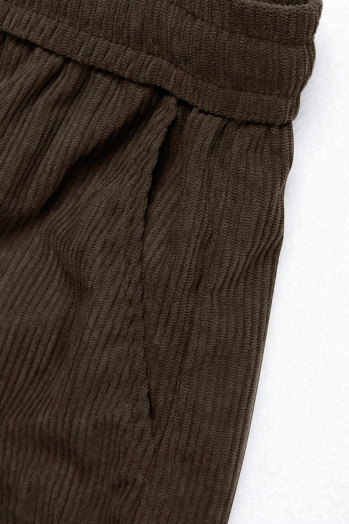 GENIUS%20Erkek%20Pantolon%20Fitilli%20Kadife%20Bol%20Paça%20Oversize%20Pantolon-Kahverengi