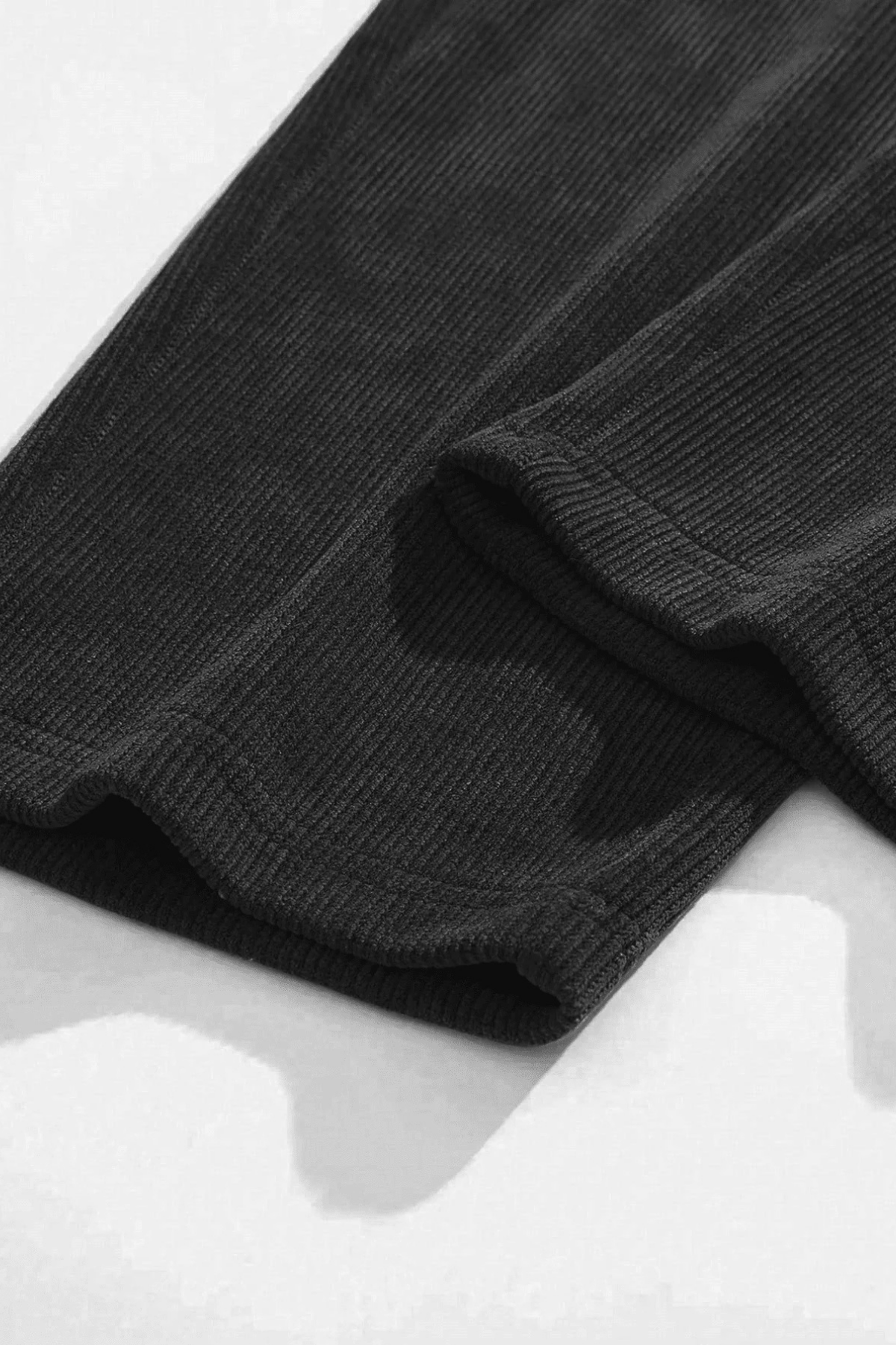 GENIUS%20Erkek%20Pantolon%20Fitilli%20Kadife%20Bol%20Paça%20Oversize%20Pantolon-Siyah