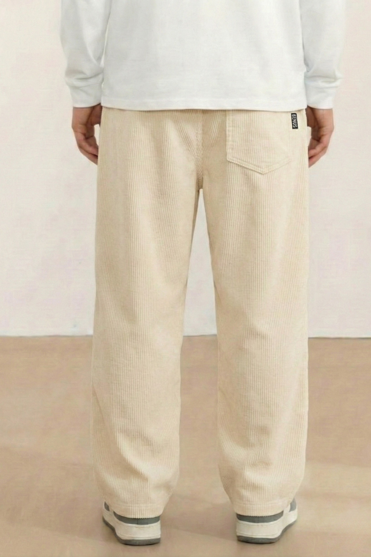 GENIUS%20Erkek%20Pantolon%20Fitilli%20Kadife%20Bol%20Paça%20Oversize%20Pantolon-Taş