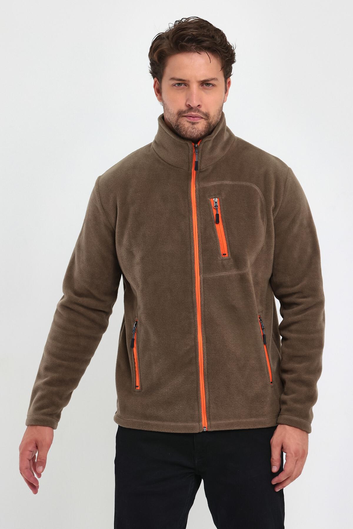 GENIUS Store%20Erkek%20Polar%20Tam%20Fermuarlı%203%20Cepli%20Outdoor%20Polar%20Ceket%20Tactical%20Flecee%20POLAR-GNS