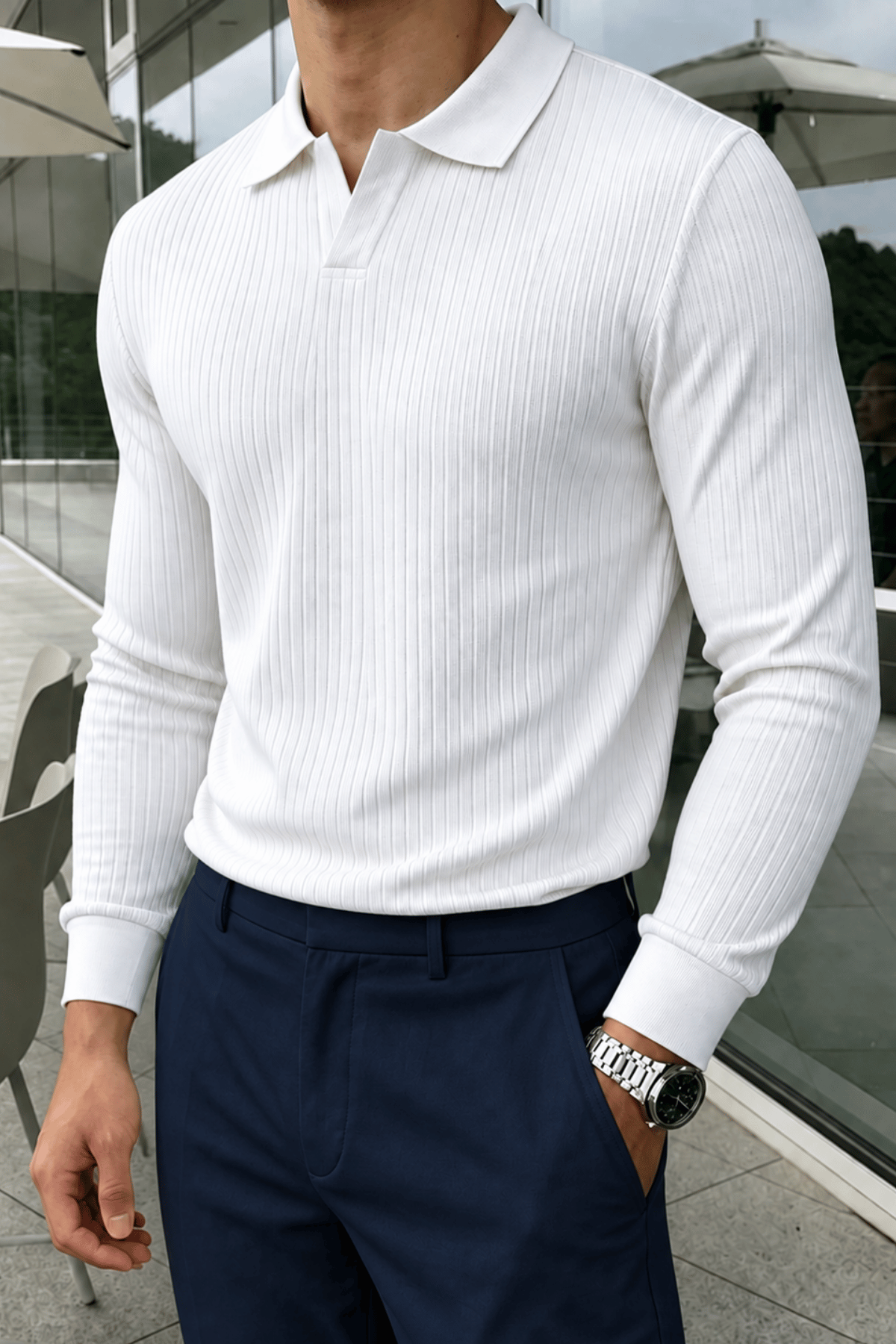 Erkek%20Polo%20Yaka%20Kazak%20Fitilli%20Anti%20Pilling%20Tüylenme%20Yapmaz%20Regular%20Fit%20Erkek%20Triko%20Kazak%20PYAKA-KZK-Beyaz