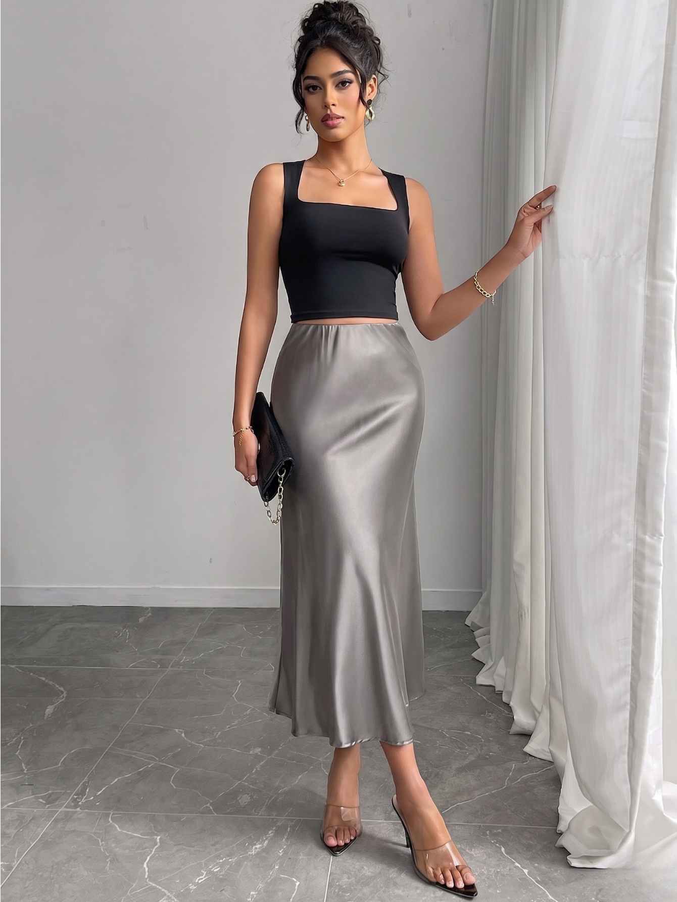 Kadın%20Etek%20Siyah%20Saten%20Etek%20Beli%20Lastik%20ve%20Fermuarlı%20Midi%20Boy%20Parlak%20Kaliteli%20Saten%20Kumaş%20SATEN-ETEK-Gri