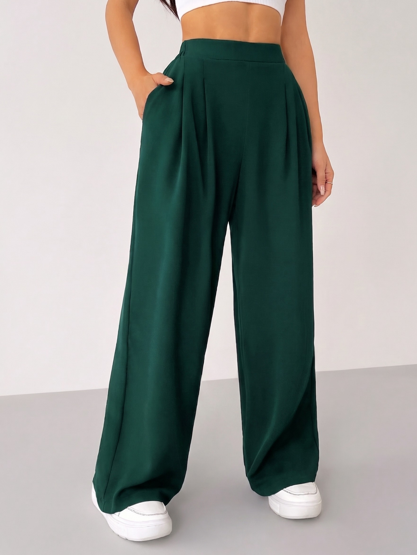 Kadın%20Pantolon%20Scuba%20Krep%20Kumaş%20Beli%20Lastikli%20Cepli%20Pileli%20Geniş%20Paça%20Palazzo%20Pantolon%20SCUBA-CREP-Yeşil