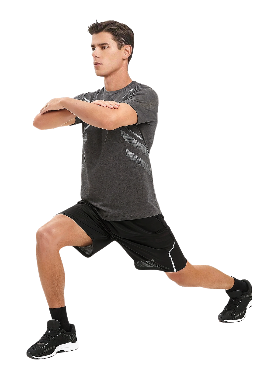 Erkek%20Spor%20Tişört%20Antreman%20Gym%20Polyester%20Erkek%20Sporcu T-shirt%20ŞERİTLİ-TİŞÖRT-Füme