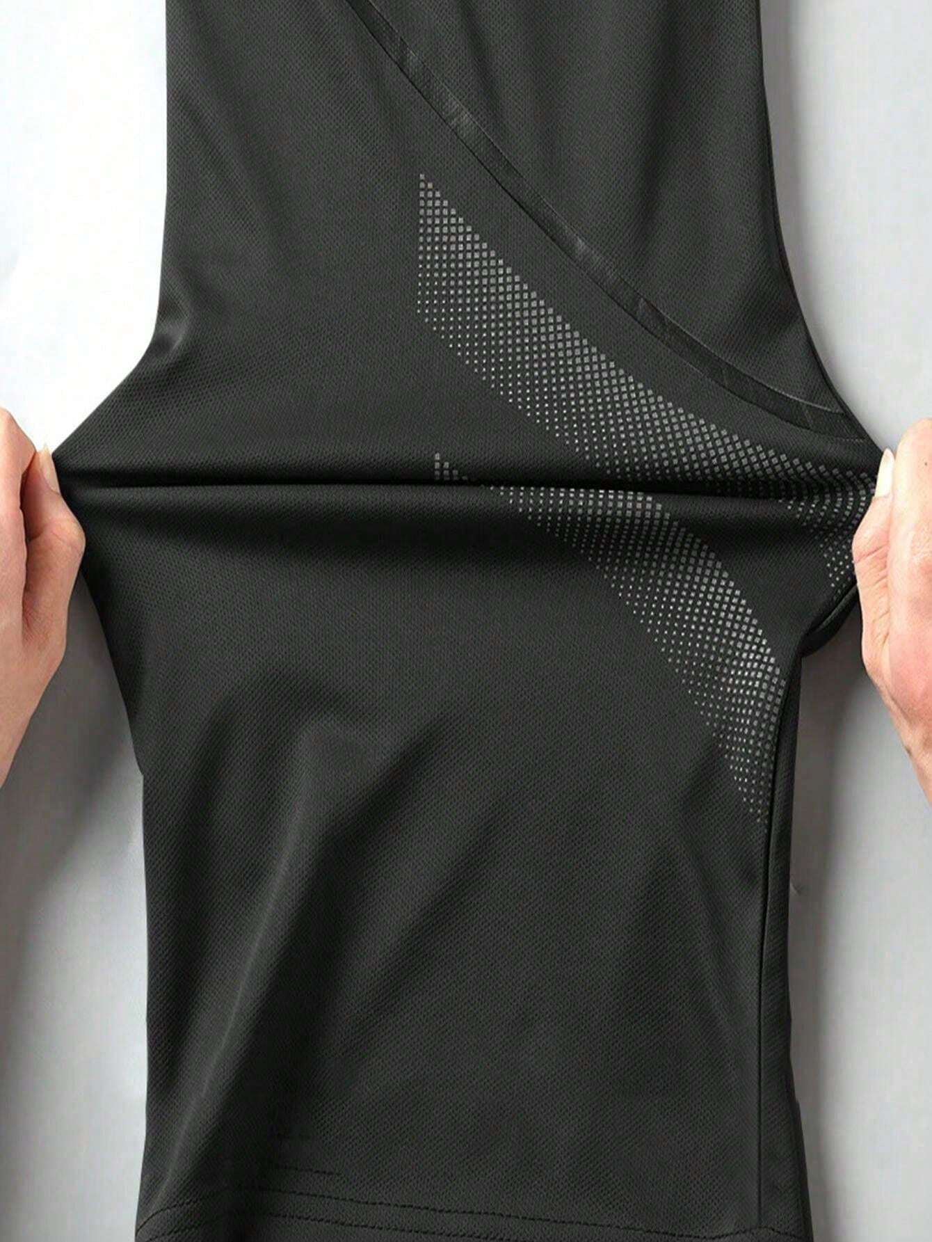 Erkek%20Spor%20Tişört%20Antreman%20Gym%20Polyester%20Erkek%20Sporcu T-shirt%20ŞERİTLİ-TİŞÖRT-Siyah