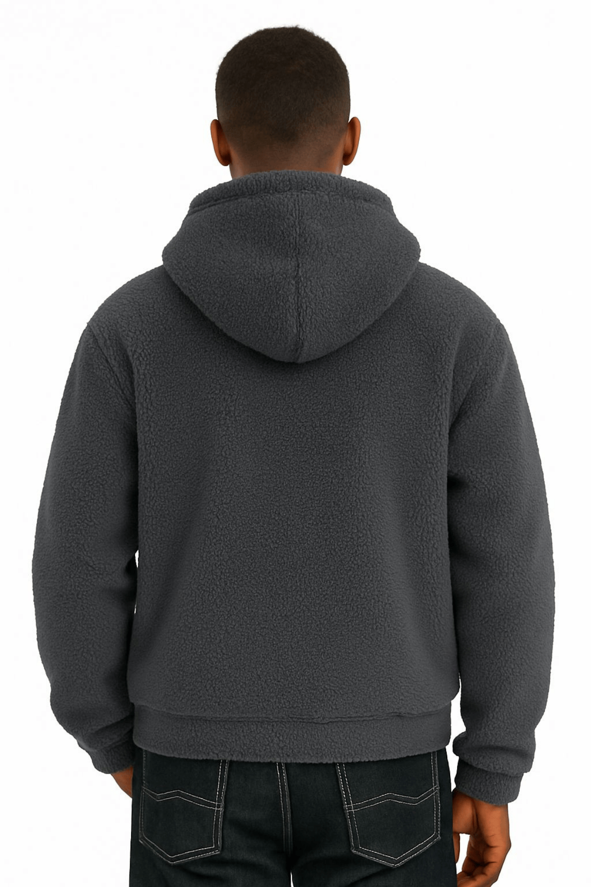 Genıus%20Store%20Erkek%20Kapüşonlu%20Polar%20Sherpa%20Kuzu%20Kumaş%20İçi%20Şardonlu%20Kapüşonlu Sweatshırt%20SHERPA-KAP-Füme