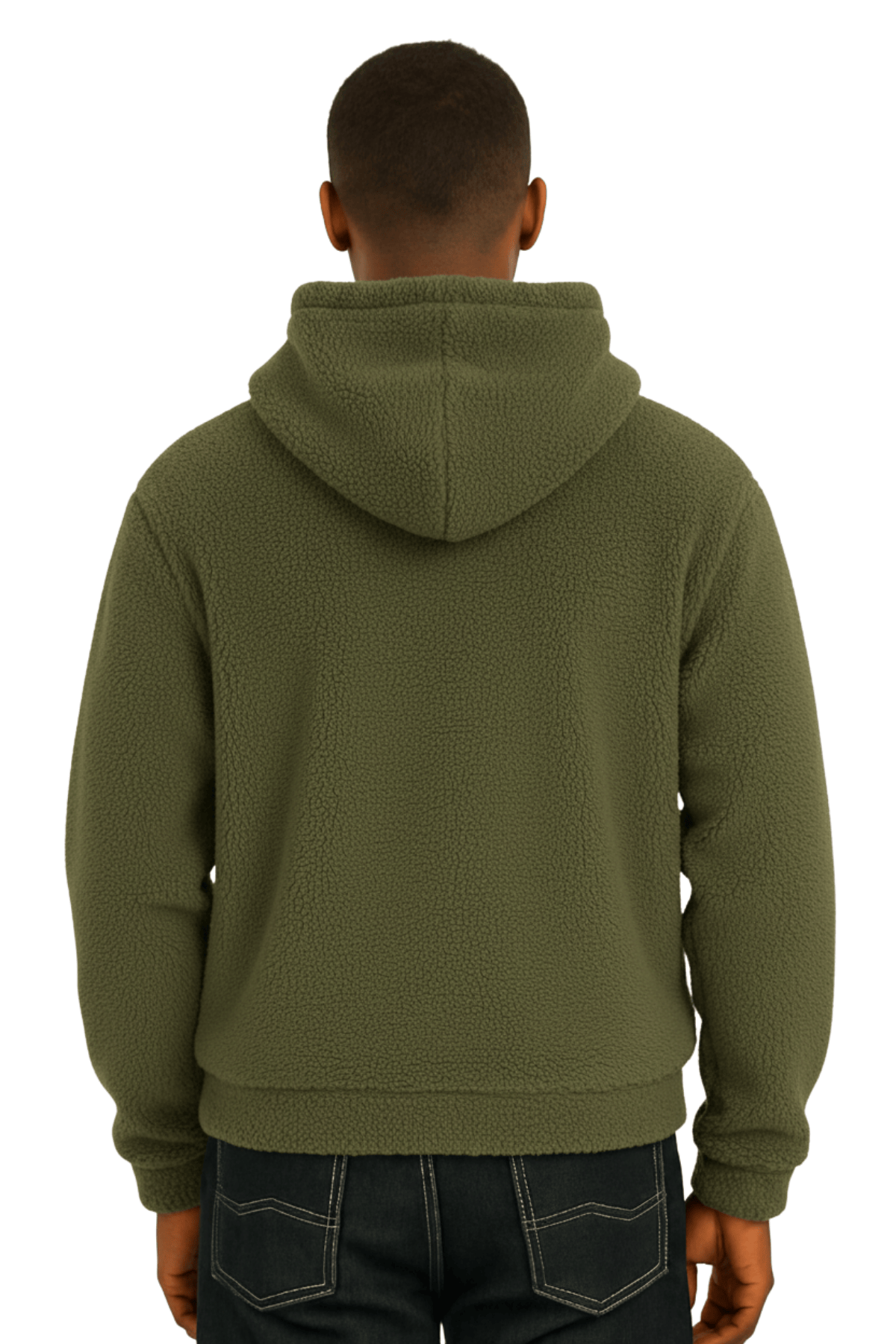 Genıus%20Store%20Erkek%20Kapüşonlu%20Polar%20Sherpa%20Kuzu%20Kumaş%20İçi%20Şardonlu%20Kapüşonlu Sweatshırt%20SHERPA-KAP-Haki