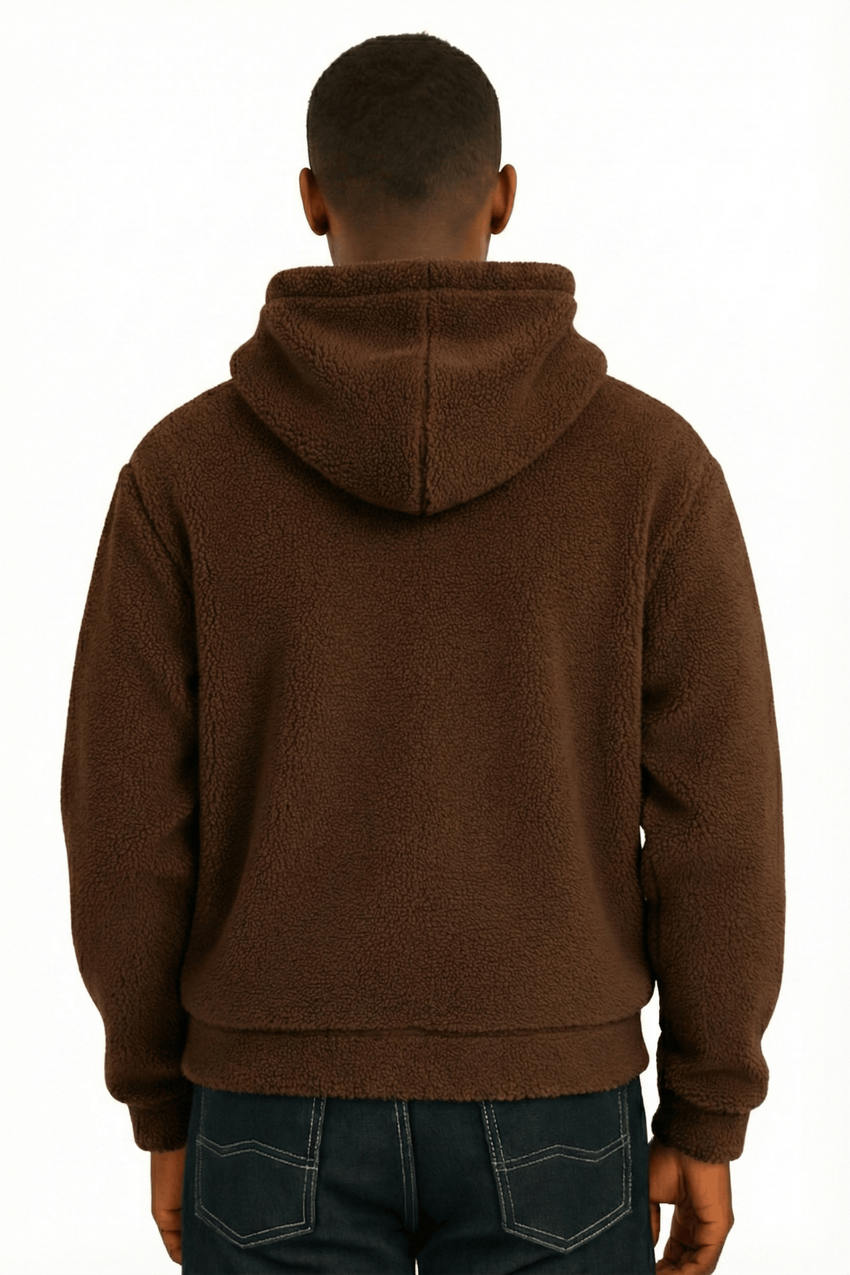 Genıus%20Store%20Erkek%20Kapüşonlu%20Polar%20Sherpa%20Kuzu%20Kumaş%20İçi%20Şardonlu%20Kapüşonlu Sweatshırt%20SHERPA-KAP-Kahverengi