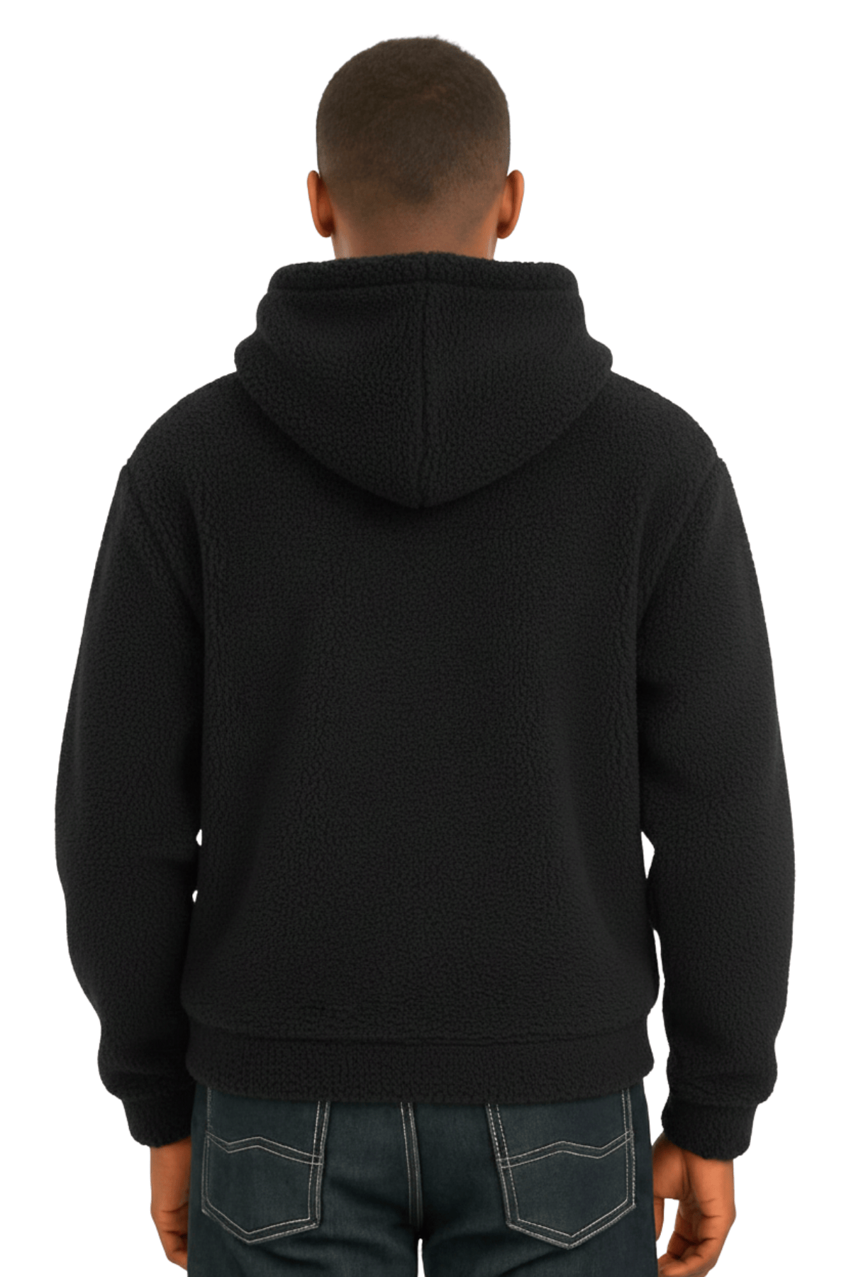 Genıus%20Store%20Erkek%20Kapüşonlu%20Polar%20Sherpa%20Kuzu%20Kumaş%20İçi%20Şardonlu%20Kapüşonlu Sweatshırt%20SHERPA-KAP-Siyah