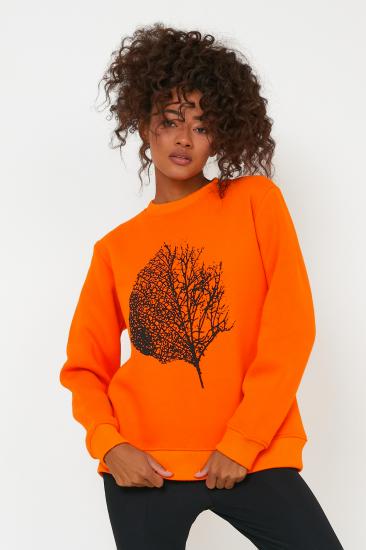 YAPRAK BASKILI SWEAT SHIRT