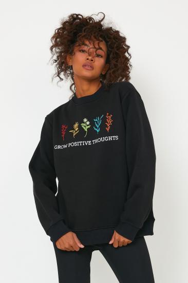 ÇİÇEK BASKILI SWEAT SHIRT 