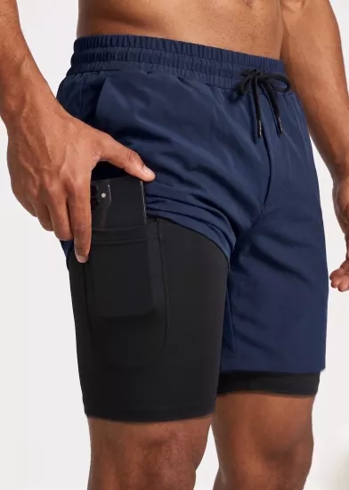 Erkek Running Hızlı Kuruma Micropoly Antrenman Halısaha Fitness Kısa Taytlı SPORCU-ŞORT1