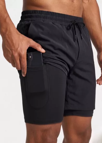 Erkek Running Hızlı Kuruma Micropoly Antrenman Halısaha Fitness Kısa Taytlı SPORCU-ŞORT1