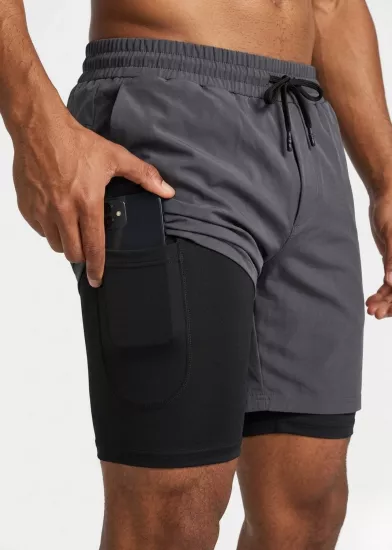 Erkek Running Hızlı Kuruma Micropoly Antrenman Halısaha Fitness Kısa Taytlı SPORCU-ŞORT1