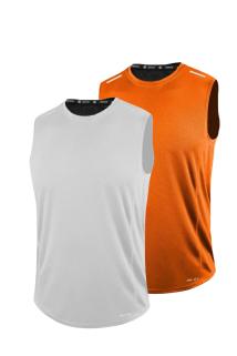 2’li Erkek Nem Emici Hızlı Kuruma Teknik Performans Sporcu Sıfır Kol T-shirt DRIFIT-SIFIRKOL2
