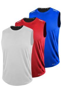 3’lü Erkek Nem Emici Hızlı Kuruma Teknik Performans Sporcu Sıfır Kol T-shirt DRIFIT-SIFIRKOL3