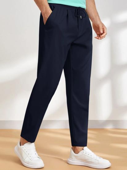 Erkek Pantolon Beli Lastikli Jogger Pantolon Cepli Fit Pantolon ERKEK-JOGGER-Lacivert