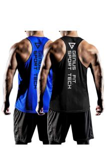 2'li Paket Erkek Dry Fit Y-back Gym Fitness Sporcu Atleti Genıus-fıt2